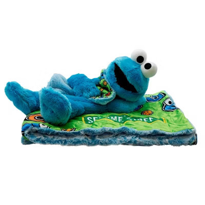 Plushible Sesame Street Cookie Monster Blankie Bestie – 2-in-1 Baby Security Blanket & Stuffed Animal for Babies and Kids, Soft Plush for Travel | Target