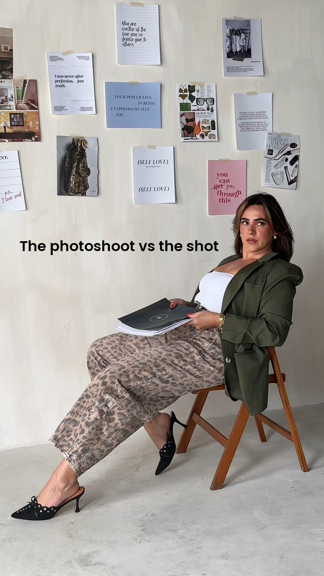 CEO photoshoot outfit, boho chic. Size L / 30! 