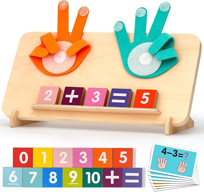 Preschool Learning Toys for Toddlers 2-4, Educational Math manipulatives Number Counting Blocks f... | Amazon (US)