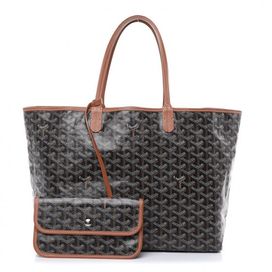 GOYARD Goyardine Saint Louis PM Black Gold | Fashionphile