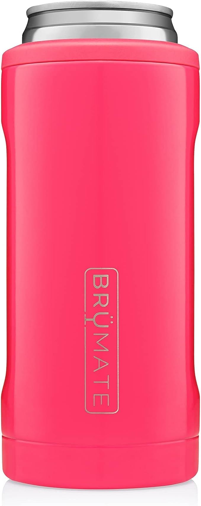 BrüMate Hopsulator Slim Can Cooler Insulated for 12oz Slim Cans | Skinny Can Coozie Insulated St... | Amazon (US)