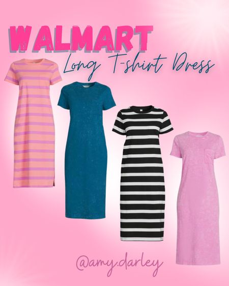 The best Walmart t-shirt dresses for summer! 

#LTKstyletip #LTKunder50 #LTKSeasonal