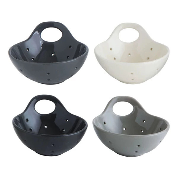 Creative Co-Op Stoneware Berry Bowl with Handle (Colors May Vary) | Scheels