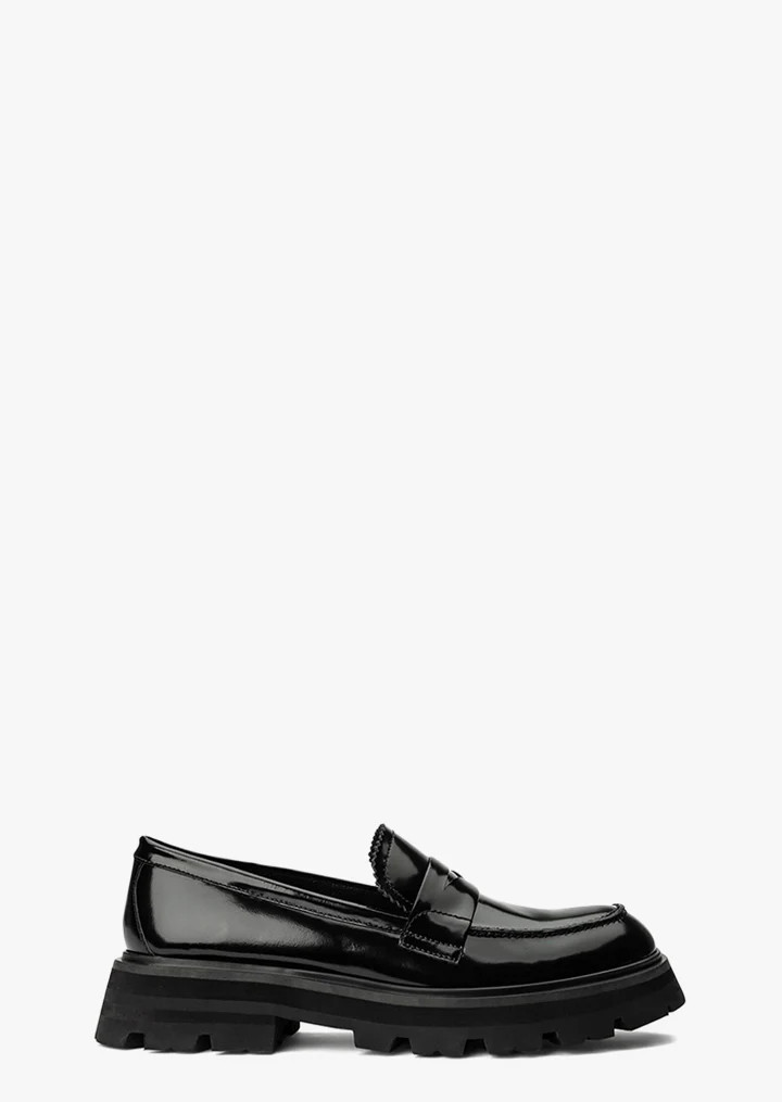 Axell Black Hi Shine Casual Shoes | Casual Shoes | Tony Bianco USA | Tony Bianco US