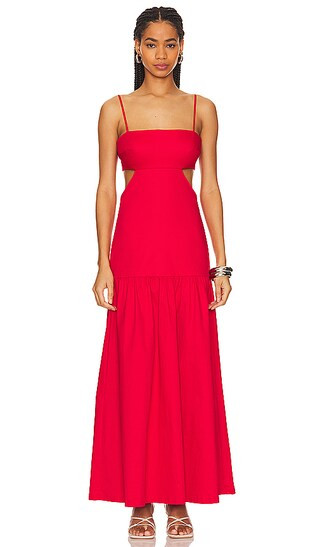 Cut Out Maxi Dress in Red | Revolve Clothing (Global)