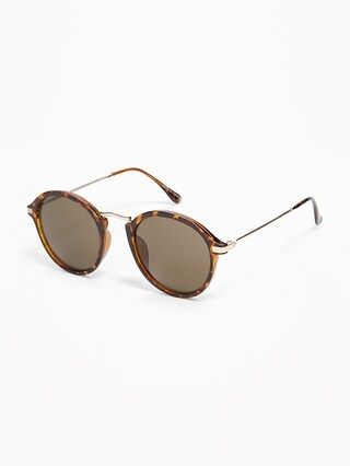 Retro Round-Frame Sunglasses for Women | Old Navy US