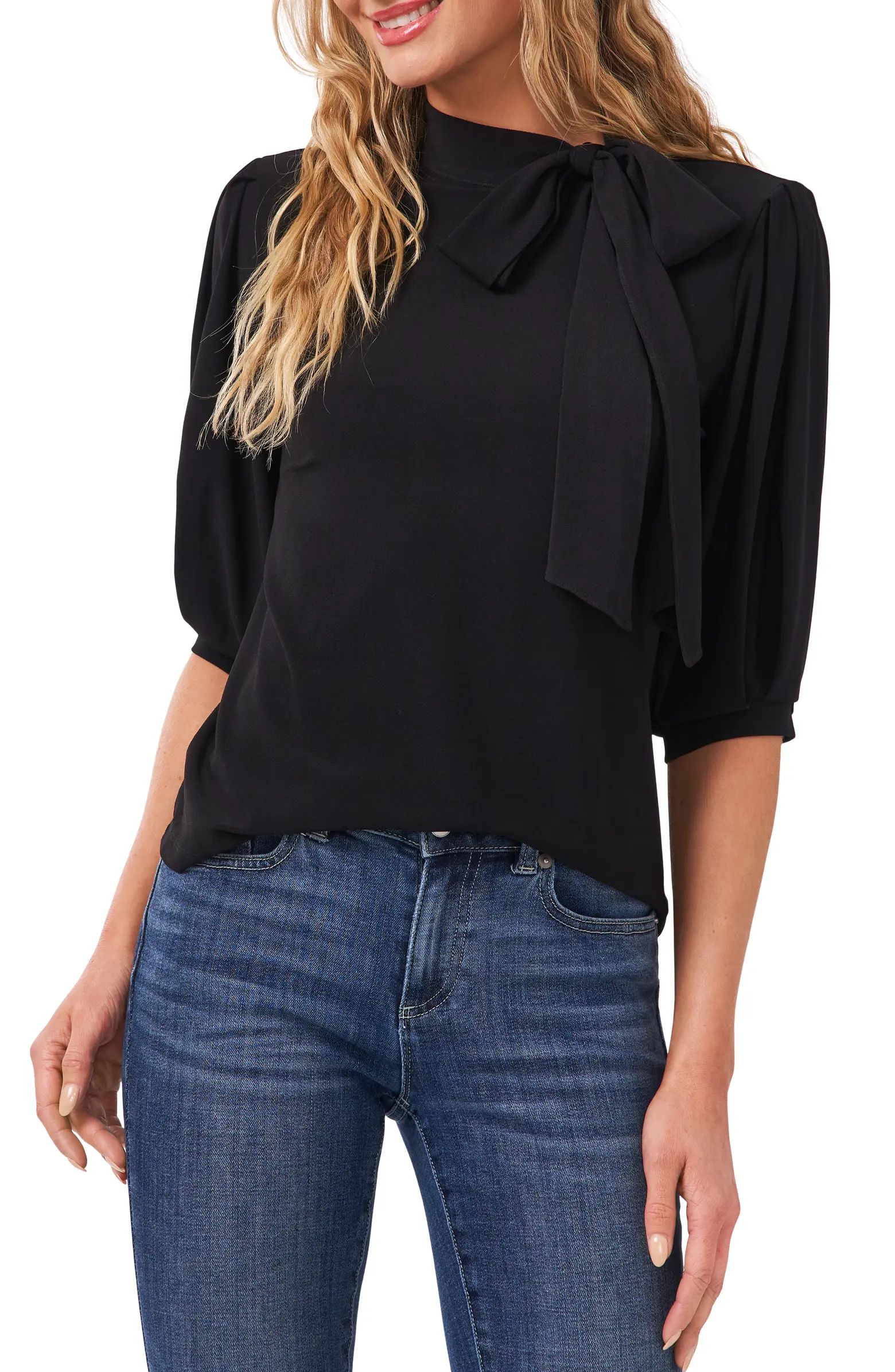 CeCe Bow Knit Top | Nordstrom | Nordstrom