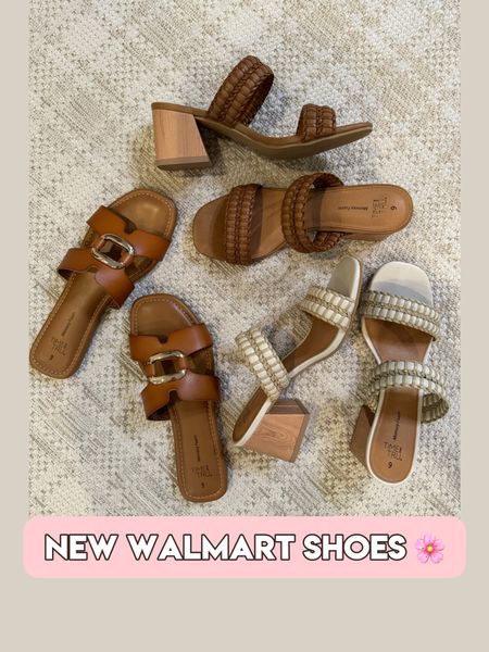 New Walmart sandals! Are very comfortable and true to size 

Spring sandals spring heels neutral nude heel cognac camel sandal flat slide look for less 

#LTKfindsunder50 #LTKSeasonal #LTKshoecrush