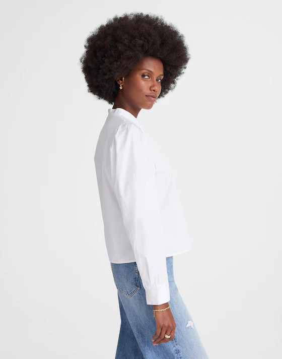 Puff-Sleeve Button-Up Shirt | Madewell