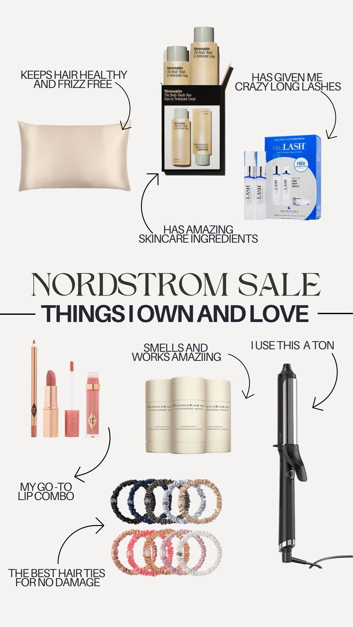 Beauty products I own + love!

Nordstrom sale, Nordstrom beauty, beauty products, hair tools, pillow talk, lipstick, silk pillowcase, eyelash serum, nsale

#LTKxNSale #LTKBeauty #LTKSaleAlert