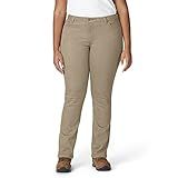 Dickies Women’s Plus Perfect Shape Denim Straight Jean, Stonewashed Bronze Sand, 18 | Amazon (US)