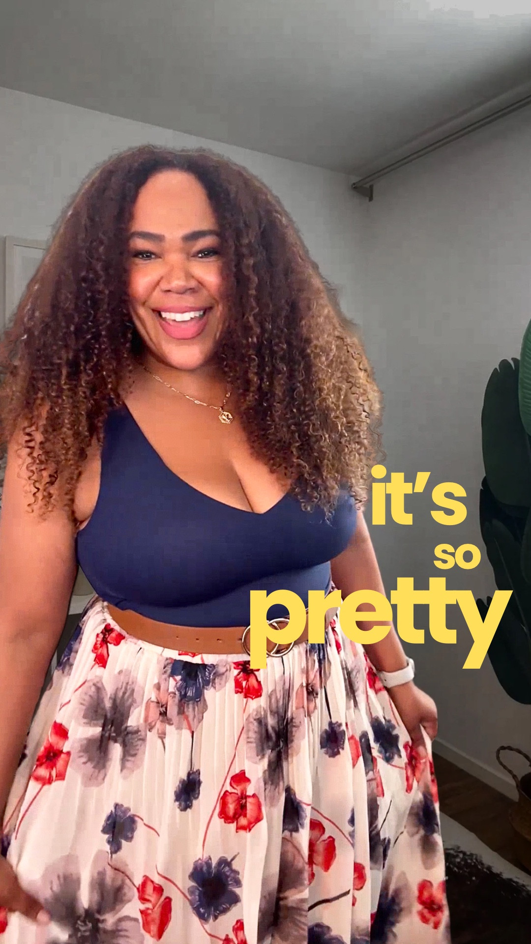 I’m ok 😅 and this skirt is too cute! Wearing a large. Size xl in the HoneyLove LiftWear tank. This is from my weekly livestream shopping show 📺 Liv by Viv Amazon Finds on @amazonlive 

#LTKMidsize #LTKootd #LTKOver40