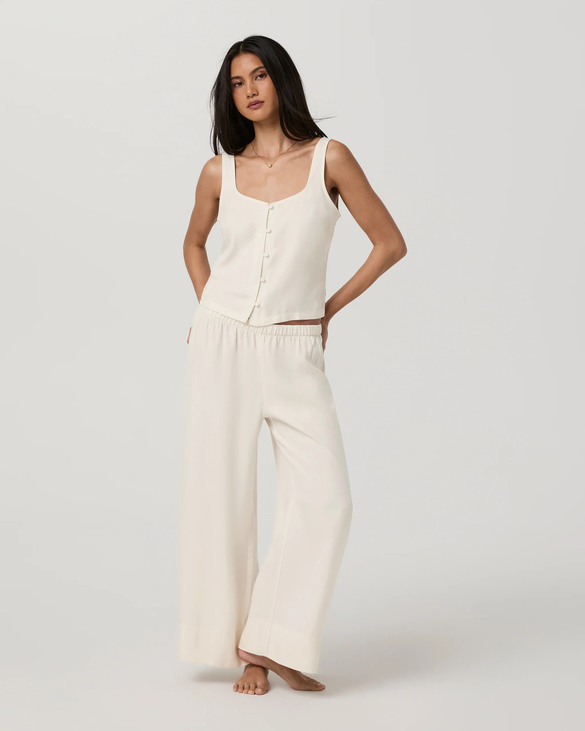 Trestles Twill Crop Wideleg Pant | Vuori Clothing (US & Canada)