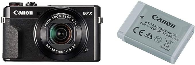 Canon PowerShot G7 X Mark II Digital Camera w/ 1 Inch Sensor and tilt LCD screen - Wi-Fi & NFC En... | Amazon (US)
