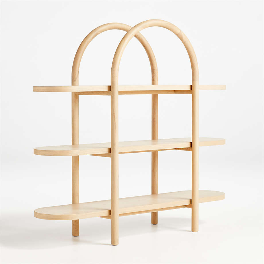 Dolly Natural Tall Kids Bookcase by Leanne Ford + Reviews | Crate & Kids | Crate & Barrel