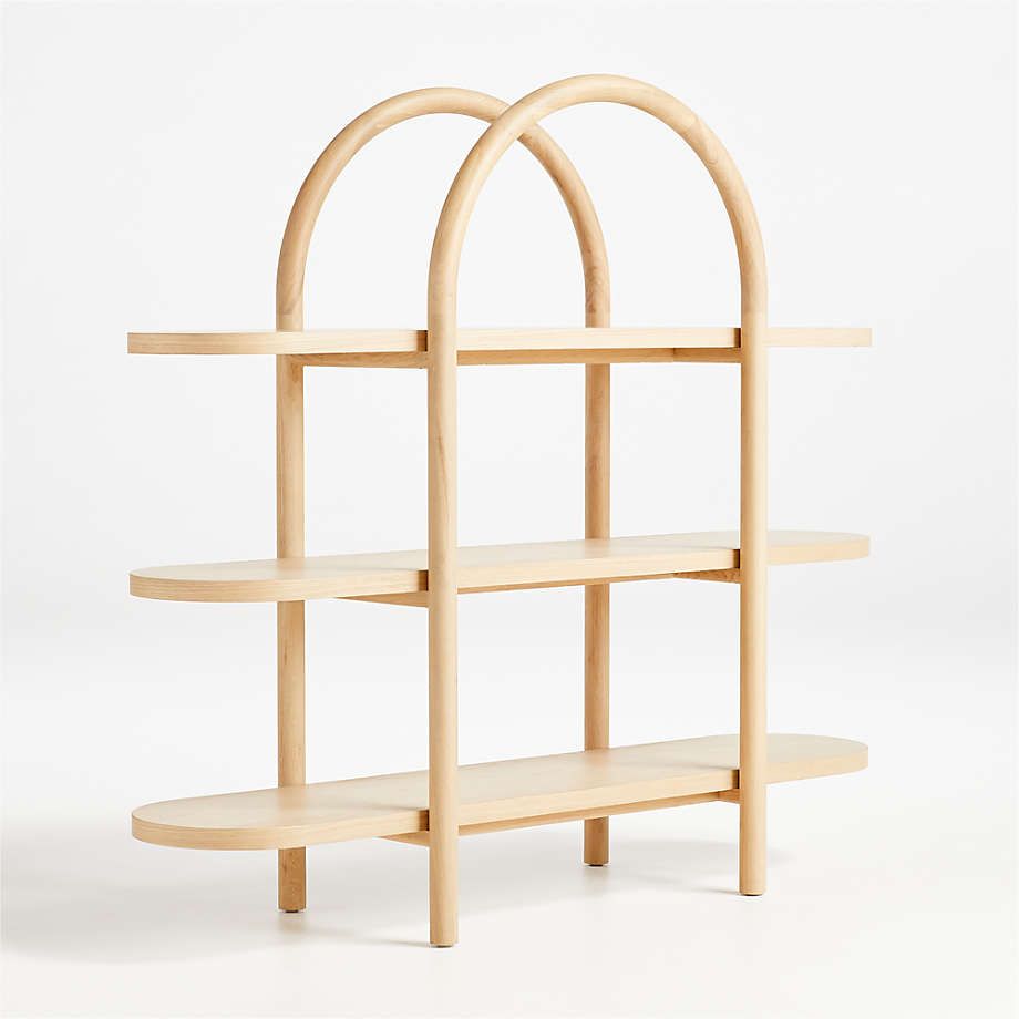 Dolly Natural Tall Kids Bookcase by Leanne Ford + Reviews | Crate & Kids | Crate & Barrel