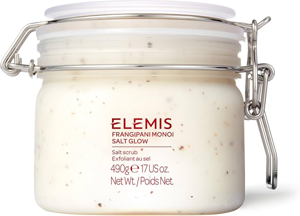 ELEMIS Frangipani Monoi Salt Glow 490g, Tropical Body Scrub To Exfoliate & Hydrate for Radiant Sk... | Amazon (US)