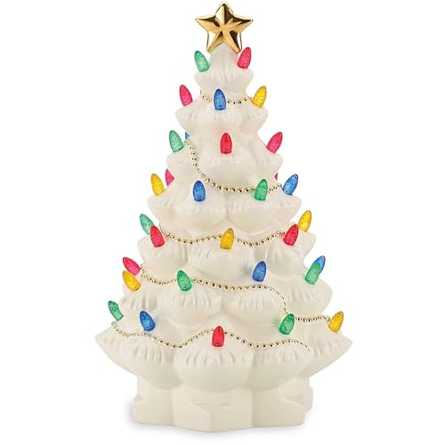 Lenox 867360 Treasured Traditions Ivory Lighted Tree Figurine | Amazon (US)