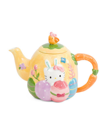 5x7 Hello Kitty Easter Egg Teapot | TJ Maxx