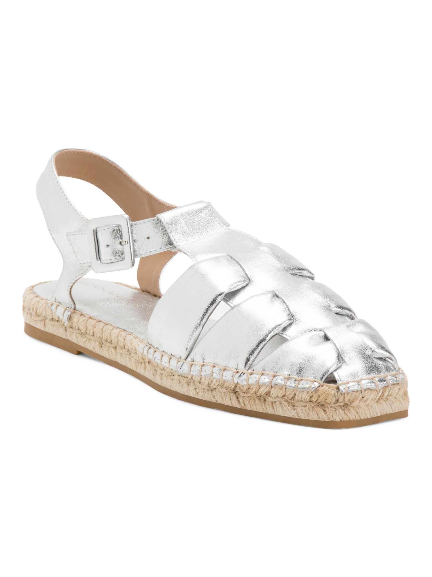 Made In Brazil Leather Monri Fisherman Espadrille Sandals | TJ Maxx