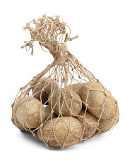 12 Wooden Eggs In Net Bag | Marshalls