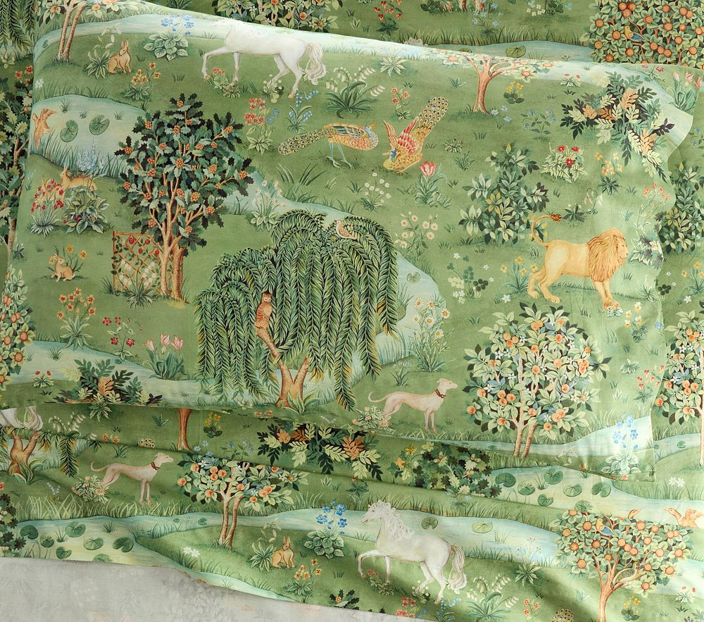 Morris & Co. Owl and Willow Organic Sheet Set | Pottery Barn Kids