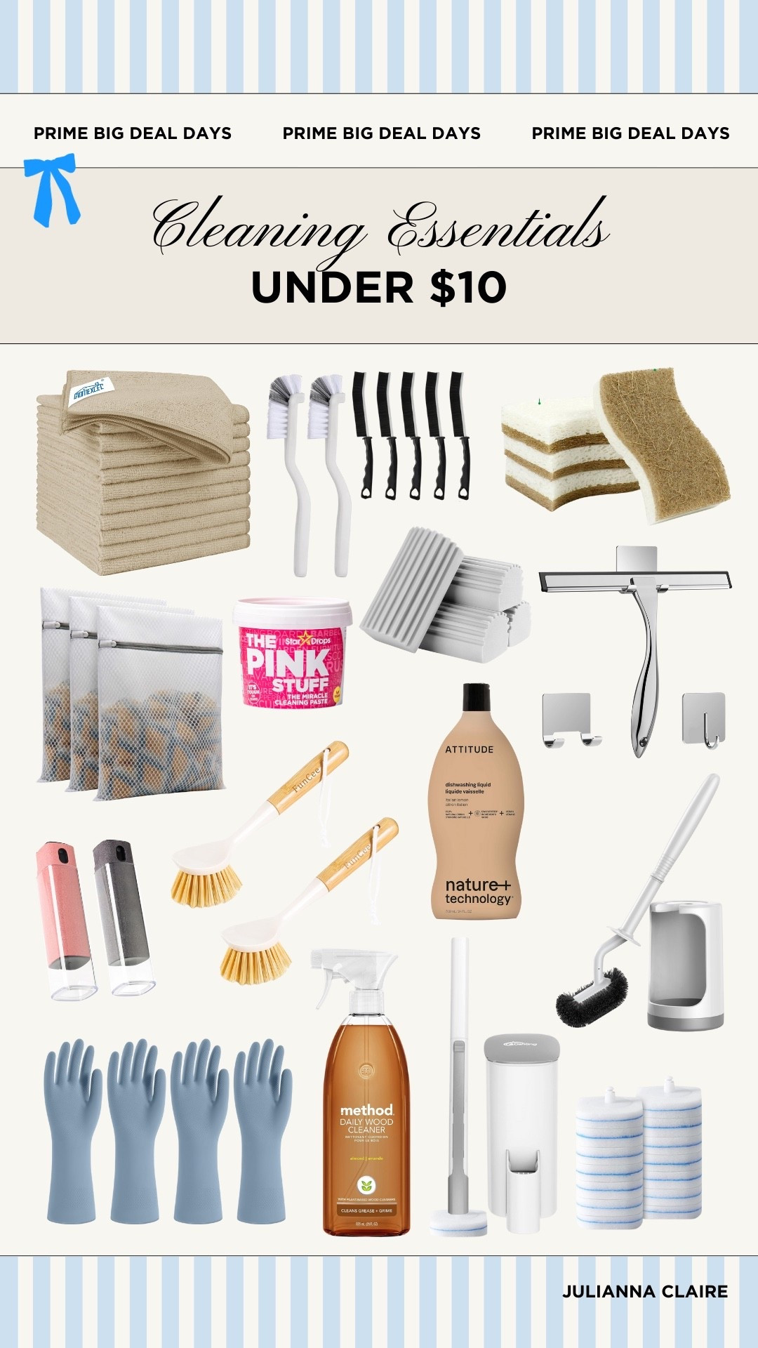 Amazon Prime Day Deals: Cleaning essentials under $10!

#LTKSaleAlert #LTKHome