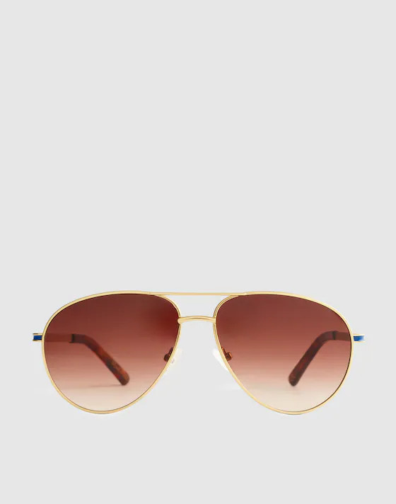 The Leni Aviator Sunglasses | Madewell