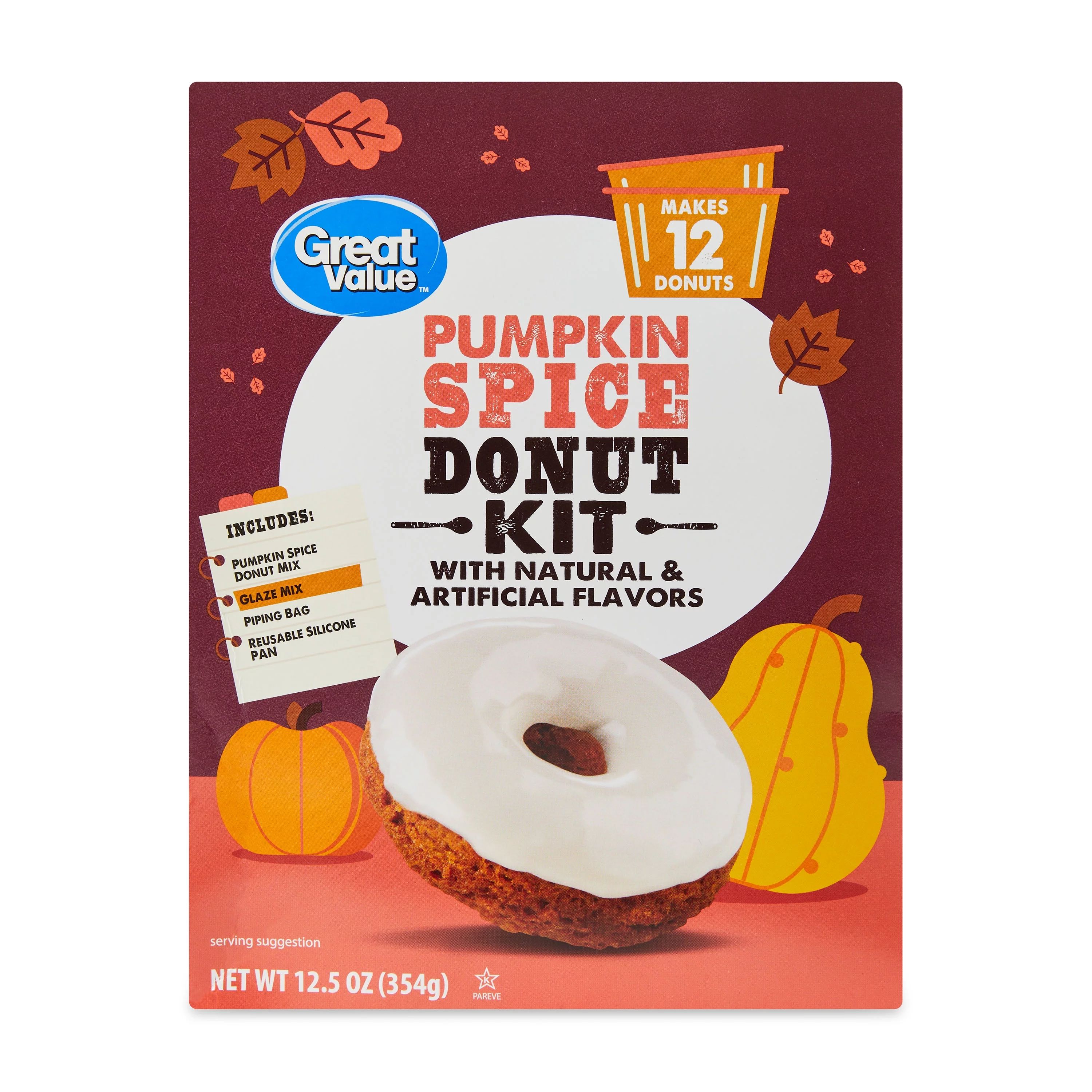 Great Value Pumpkin Spice Donut Kit | Walmart (US)
