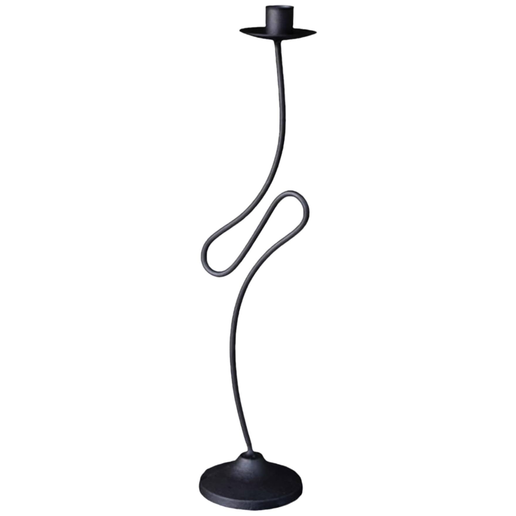 Vintage Candlestick Holders, 13 Inch Cast Iron Candelabra Candle Holder, Decorative Taper Candle ... | Amazon (US)