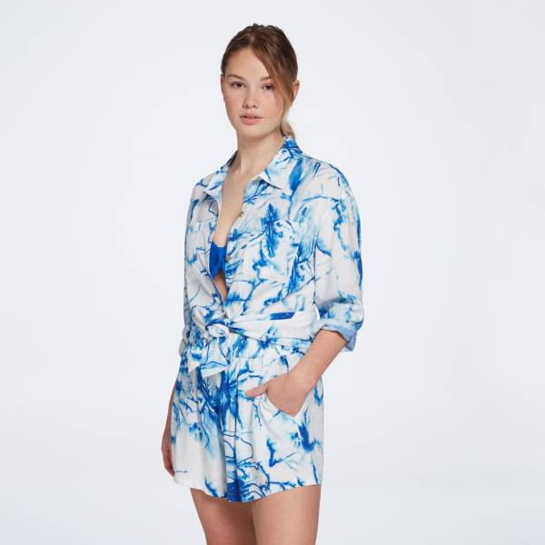 CALIA Women's Long Sleeve Utility Shirt Cover Up | DICK'S Sporting Goods | Dick's Sporting Goods