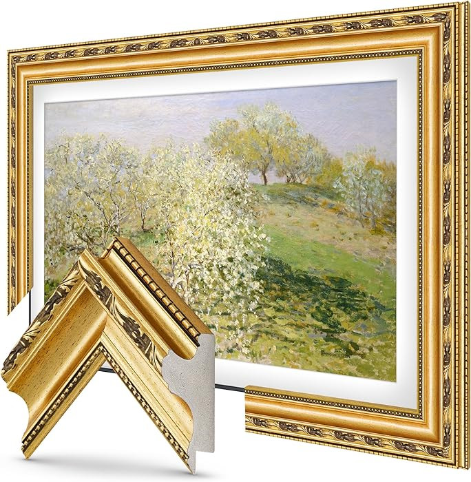 Frame My TV Deco TV Frames - Ornate Gold Smart Frame Compatible ONLY with Samsung The Frame TV an... | Amazon (US)