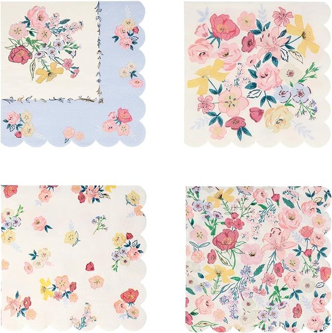 Meri Meri English Garden Small Napkins with 4 beautiful designs | Amazon (US)
