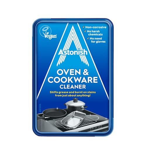 Astonish Oven & Cookware Cleaning Paste For Glass, Appliances, Ceramics, Stovetop & Pyrex - All Purpose Kitchen Cleaner - Heavy Duty Stainless Steel Degreaser Removes Baked On Grease & Grime 150g Tub | Amazon (US)