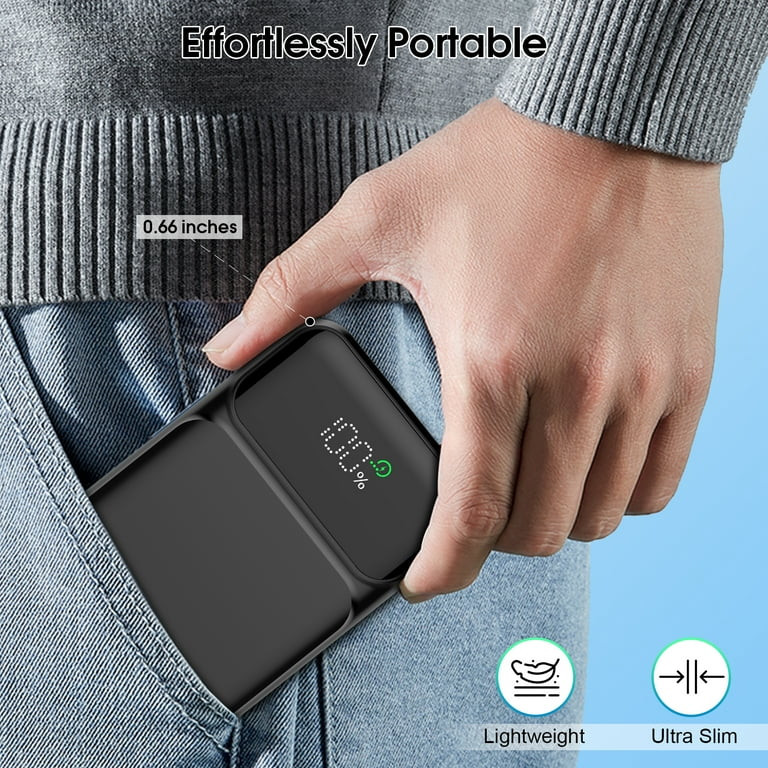 Portable Charger 10000mAh Power Bank with PD 22.5w Fast Charging, USB C in&out External Battery P... | Walmart (US)