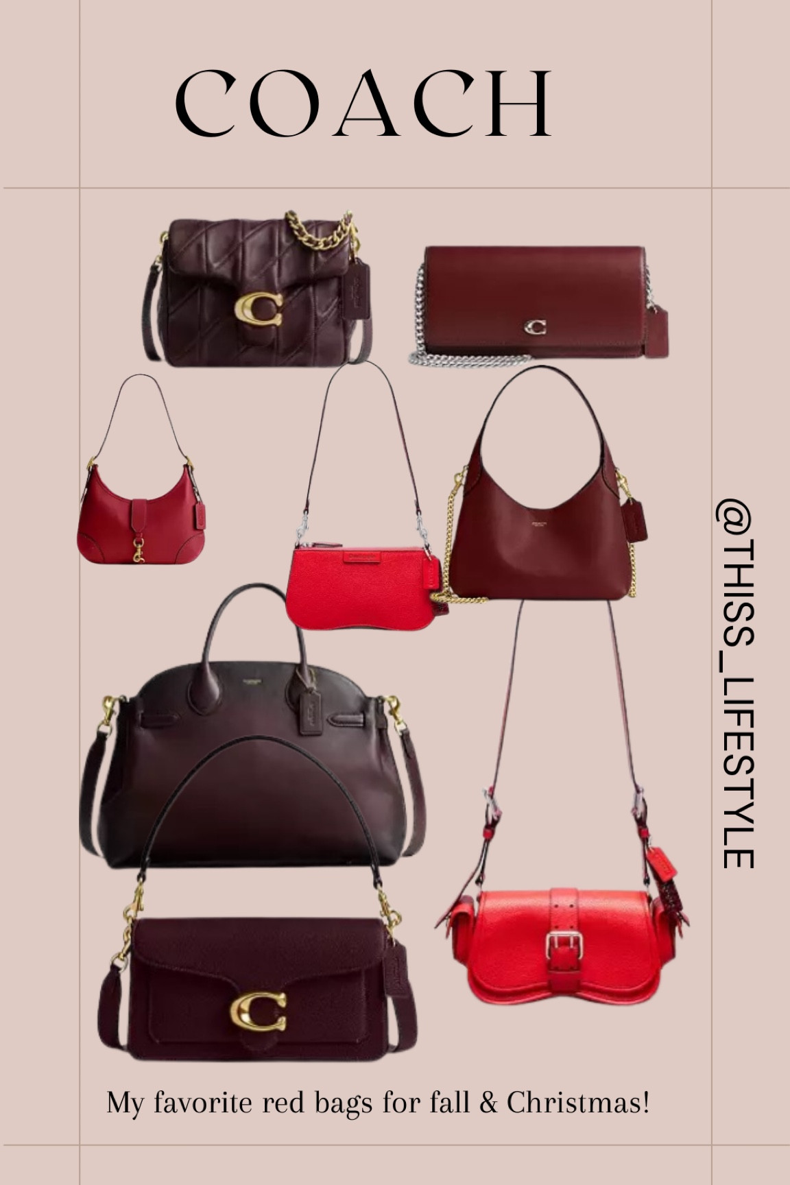 Must have red bag for fall and Christmas !

#LTKStyleTip #LTKU #LTKItBag
