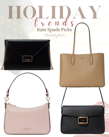 Kate Spade picks! These are beautiful, and they’re amazing gifts for her. 👀🥰🎄

| Kate Spade | designer | bag | purse | gifts for her | gift guide | seasonal | holiday | 

#LTKGiftGuide #LTKSeasonal #LTKHoliday