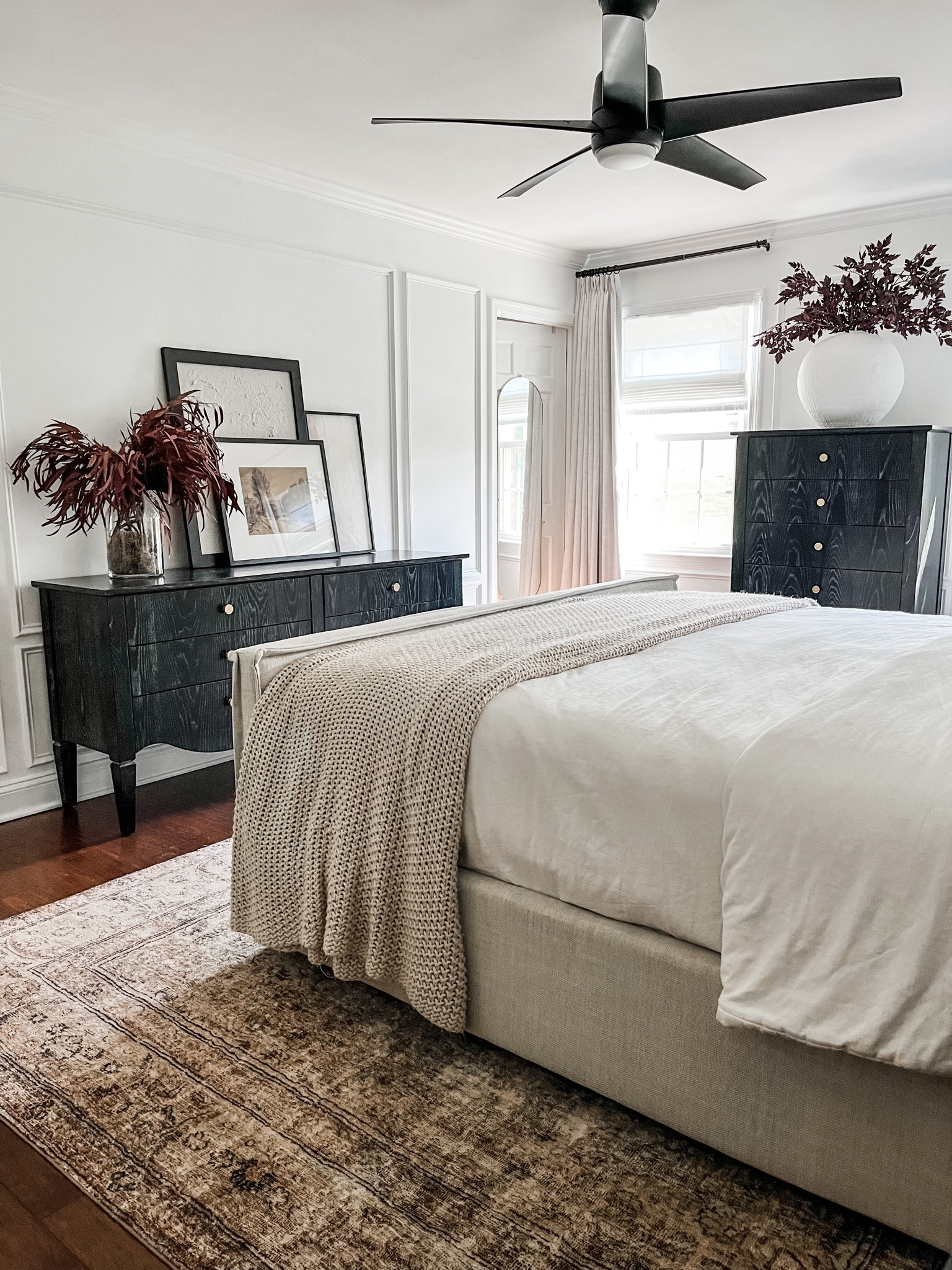 Bedroom dresser, fabric bed, Loloi rug, Amazon drapes, bedroom ideas, bedroom decor

#LTKsalealert #LTKhome #LTKstyletip