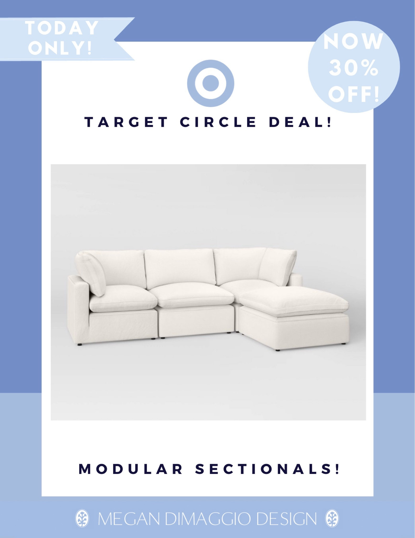 TODAY ONLY get 30% OFF these cloud look for less modular sofas when you save the Target circle offer!! Highly rated and an amazing price now that they’re 30% OFF 🙌🏻 and totally customizable! But don’t wait!! It’s just for today! 🏃🏼‍♀️🏃🏼‍♀️🏃🏼‍♀️

#LTKhome #LTKfamily #LTKsalealert