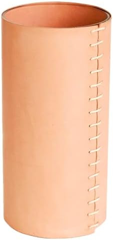 Amazon.com: Glimpse & Hollow Leather Vase - Modern Vase | Mid Century Modern Decor, Room Decor fo... | Amazon (US)
