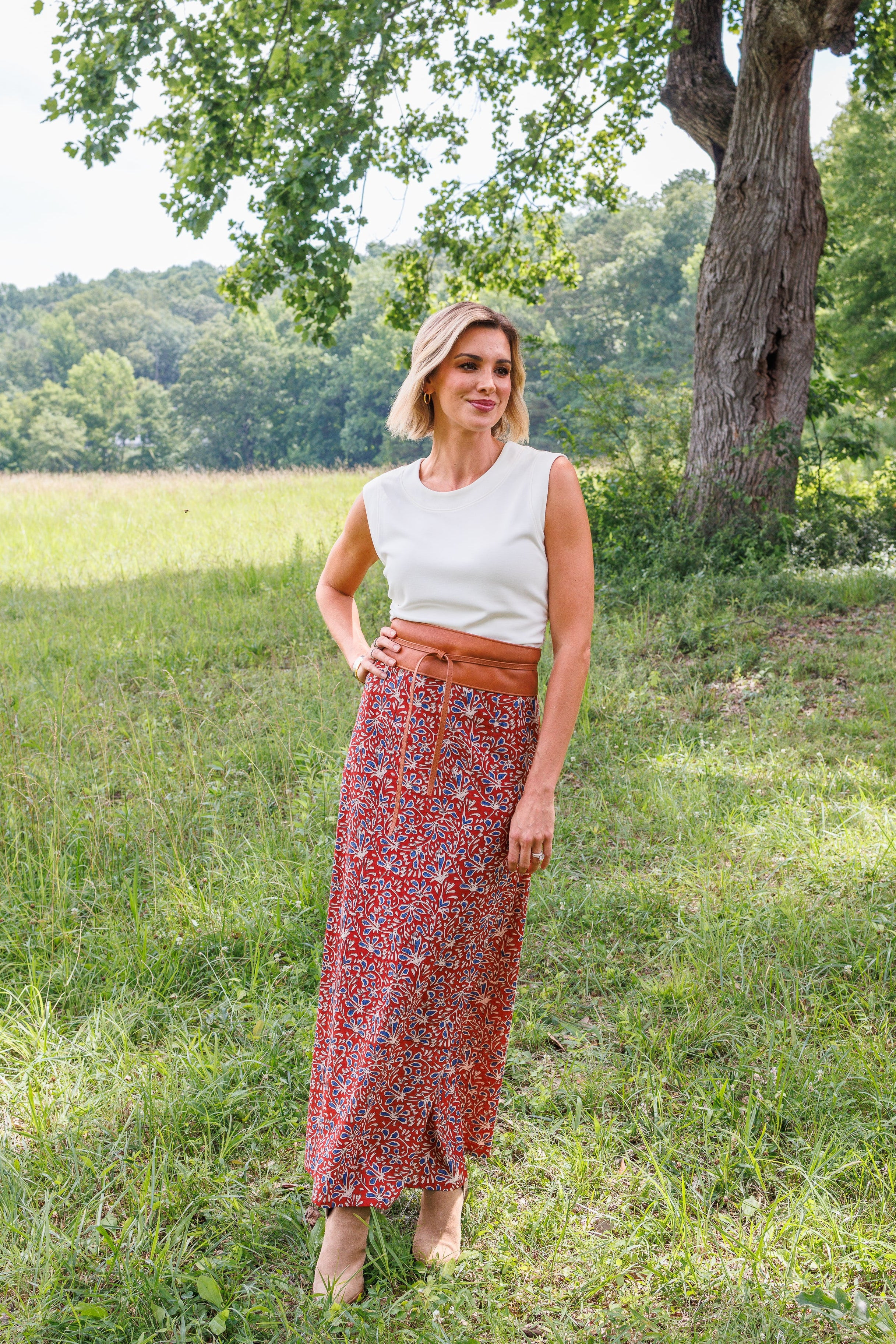 Maggie Oaks Susan Fall Feels Maxi Skirt | Clover and Bee | Clover + Bee
