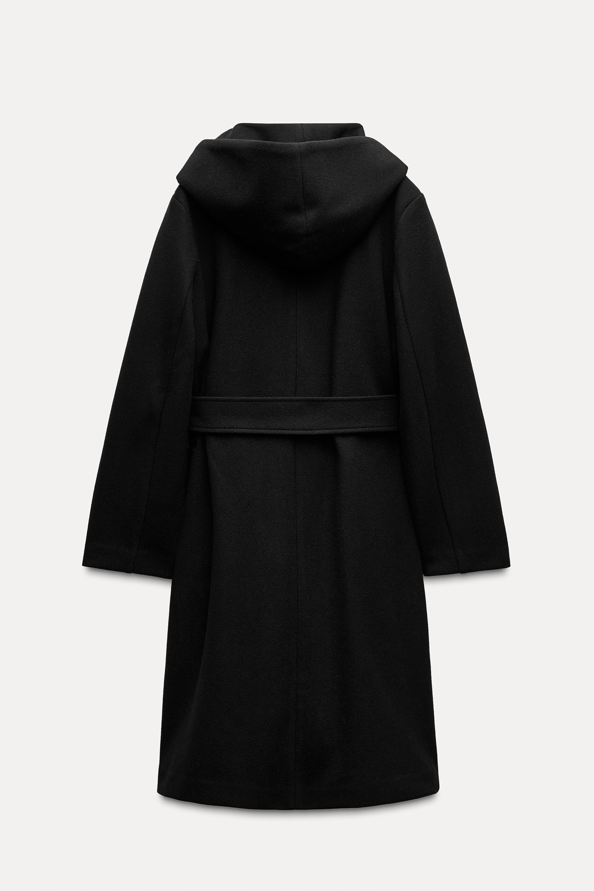 BELTED SOFT HOODED COAT | Zara US