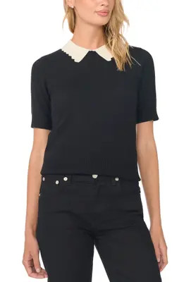 halogen(r) Scallop Trim Collar Sweater in Rich Hickory at Nordstrom, Size Xx-Large | Nordstrom