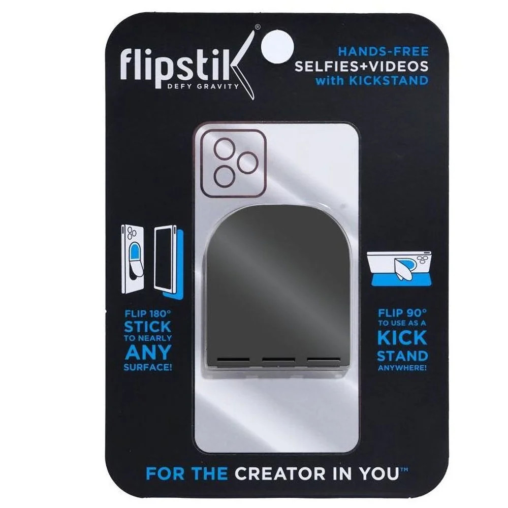 Flipstik Defy Gravity Cell Phone Stick & Stand Featured in Shark Tank-Space Gray | Walmart (US)