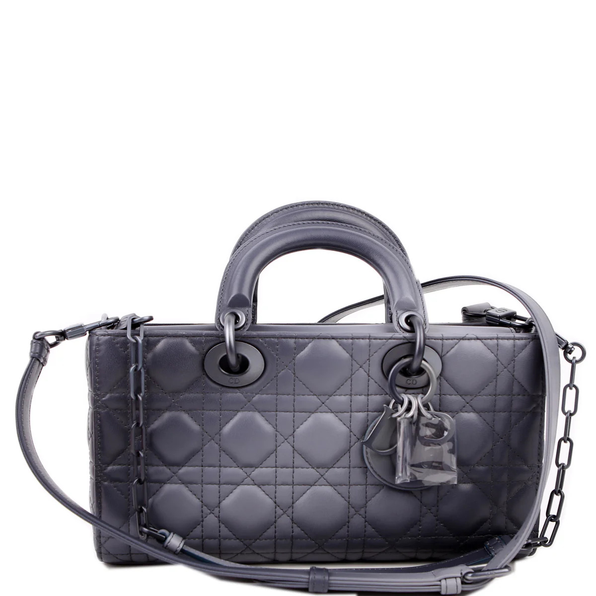 Lady D-Joy Medium Lambskin Blue | Keeks Designer Handbags