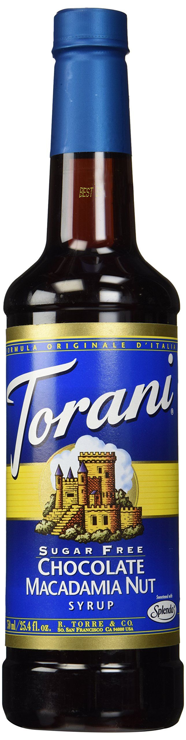 Torani Sugar Free Chocolate Macadamia Nut Syrup, 750 ml | Amazon (US)