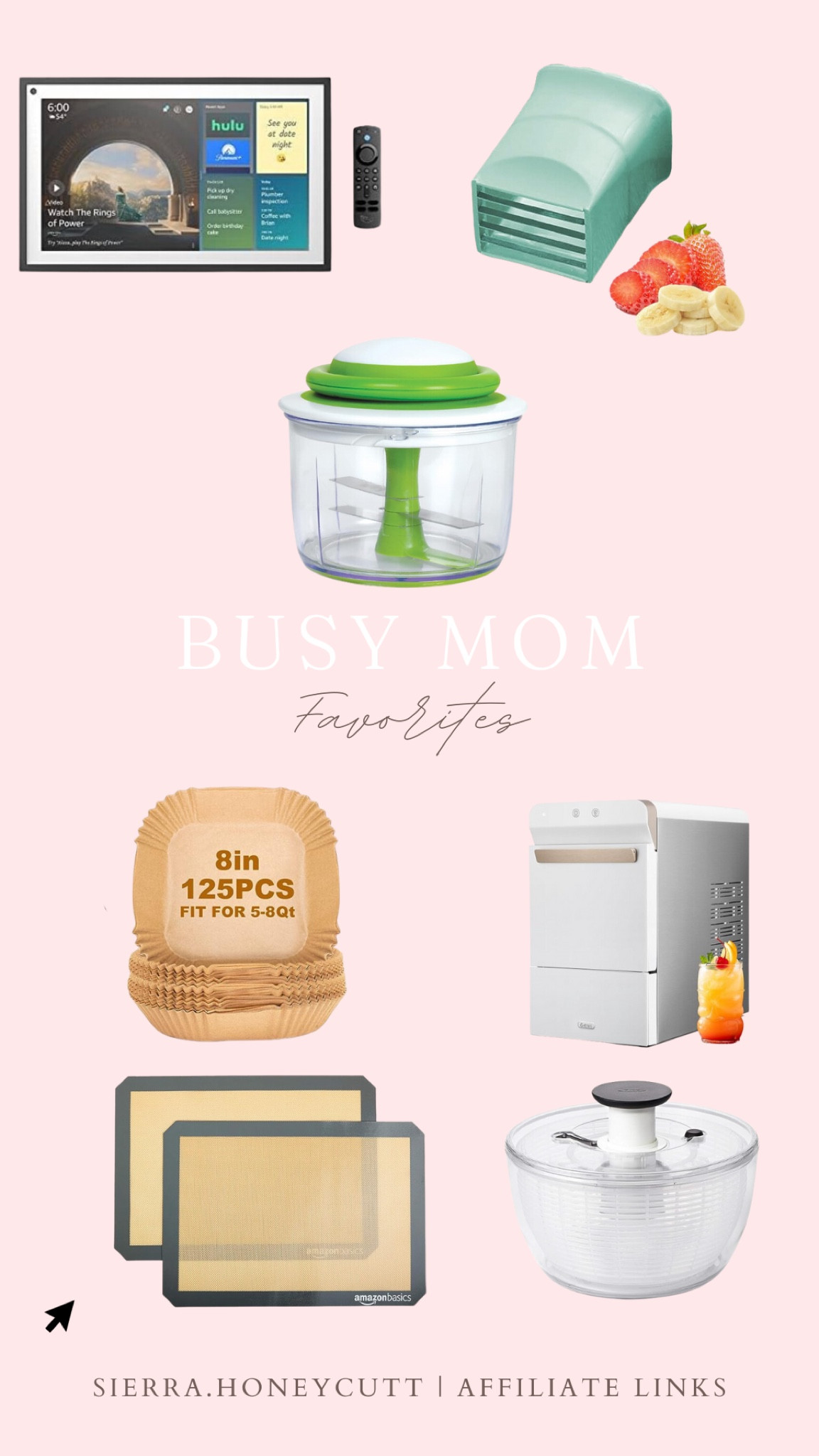 Busy mom, favorites, must haves, chopper, air fryer liner, nugget ice maker, liner, salad spinner 

#LTKhome #LTKSeasonal #LTKfindsunder100