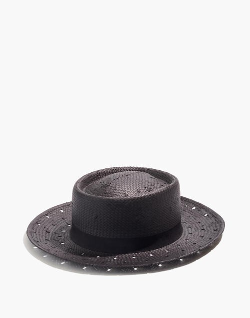 Madewell x Biltmore® Perforated Boater Hat | Madewell