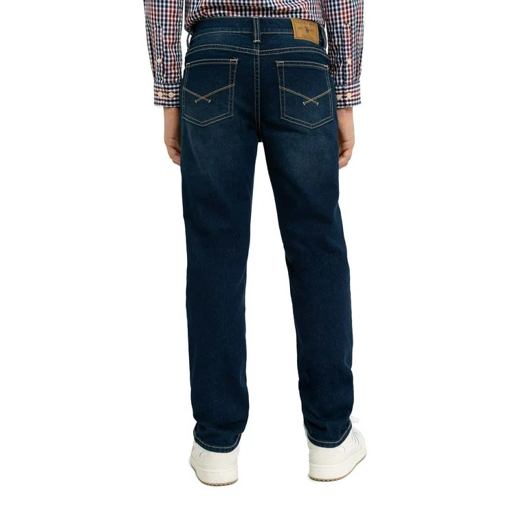 U.S. Polo Assn. Boys Straight Fit Denim Jean, Sizes 4-18 | Walmart (US)