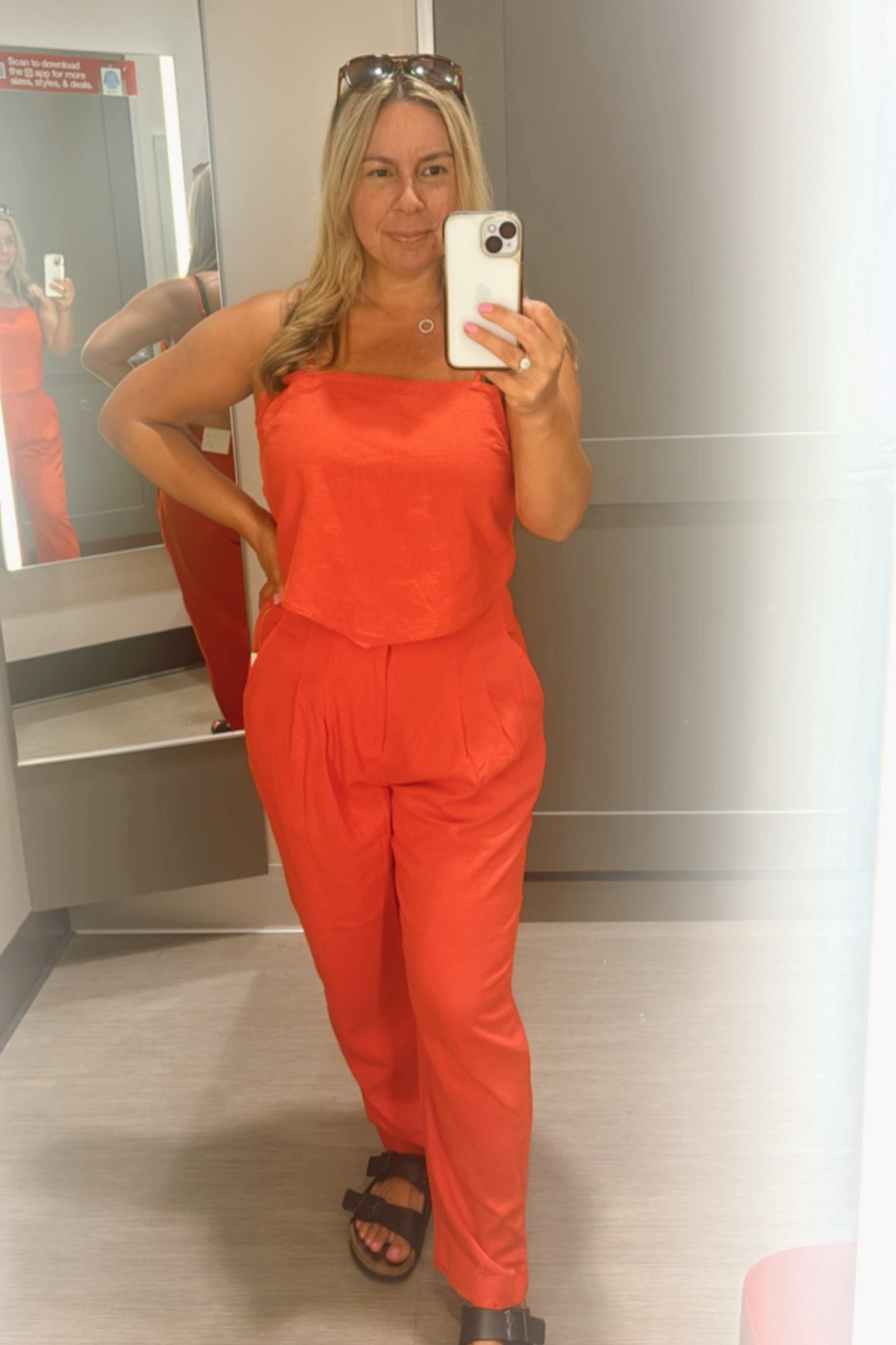 The most adorable 2 pc set for summer! I’m wearing a 10 in the pants and a medium top

#LTKSummerSales #LTKOver40 #LTKTravel